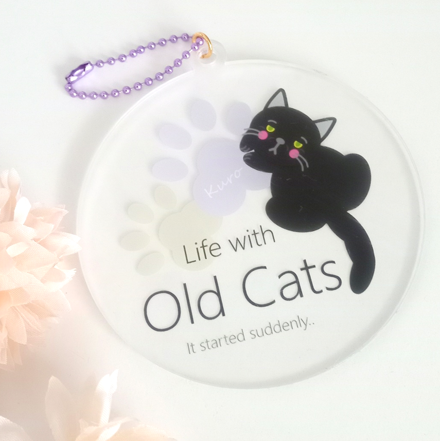 ２ クロちゃん (KH02CLFKU) Life with Old Cats
