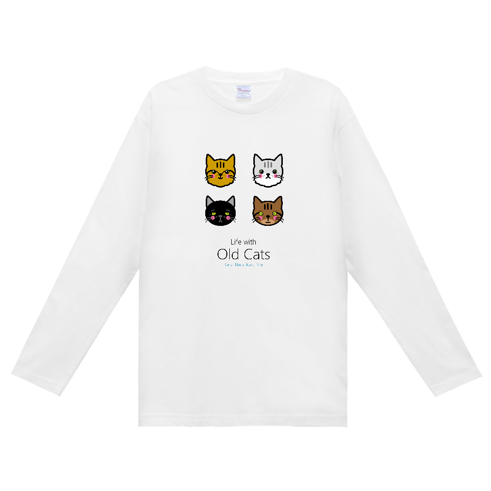１ メイン (TS01LWORG) Tシャツ - Life with Old Cats