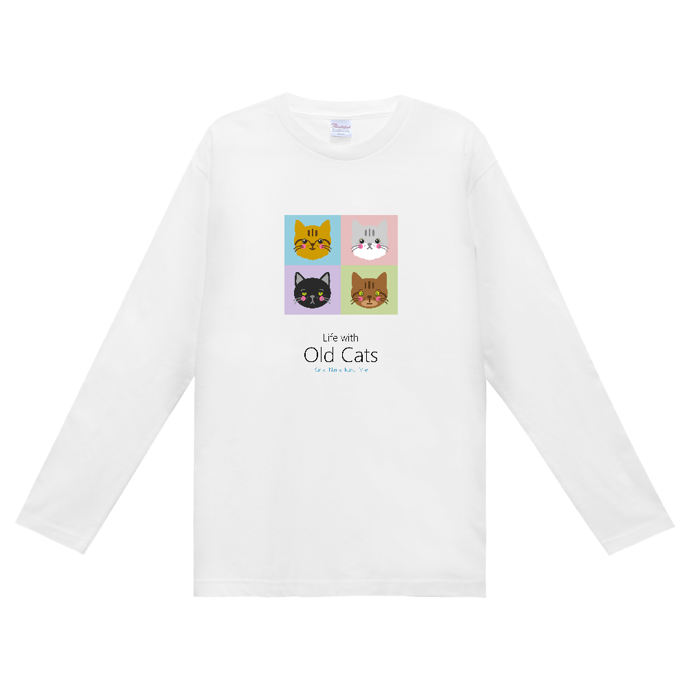 ２ メイン (TS02LWORG) Tシャツ - Life with Old Cats
