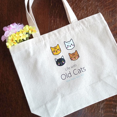 トートバッグ - Life with Old Cats