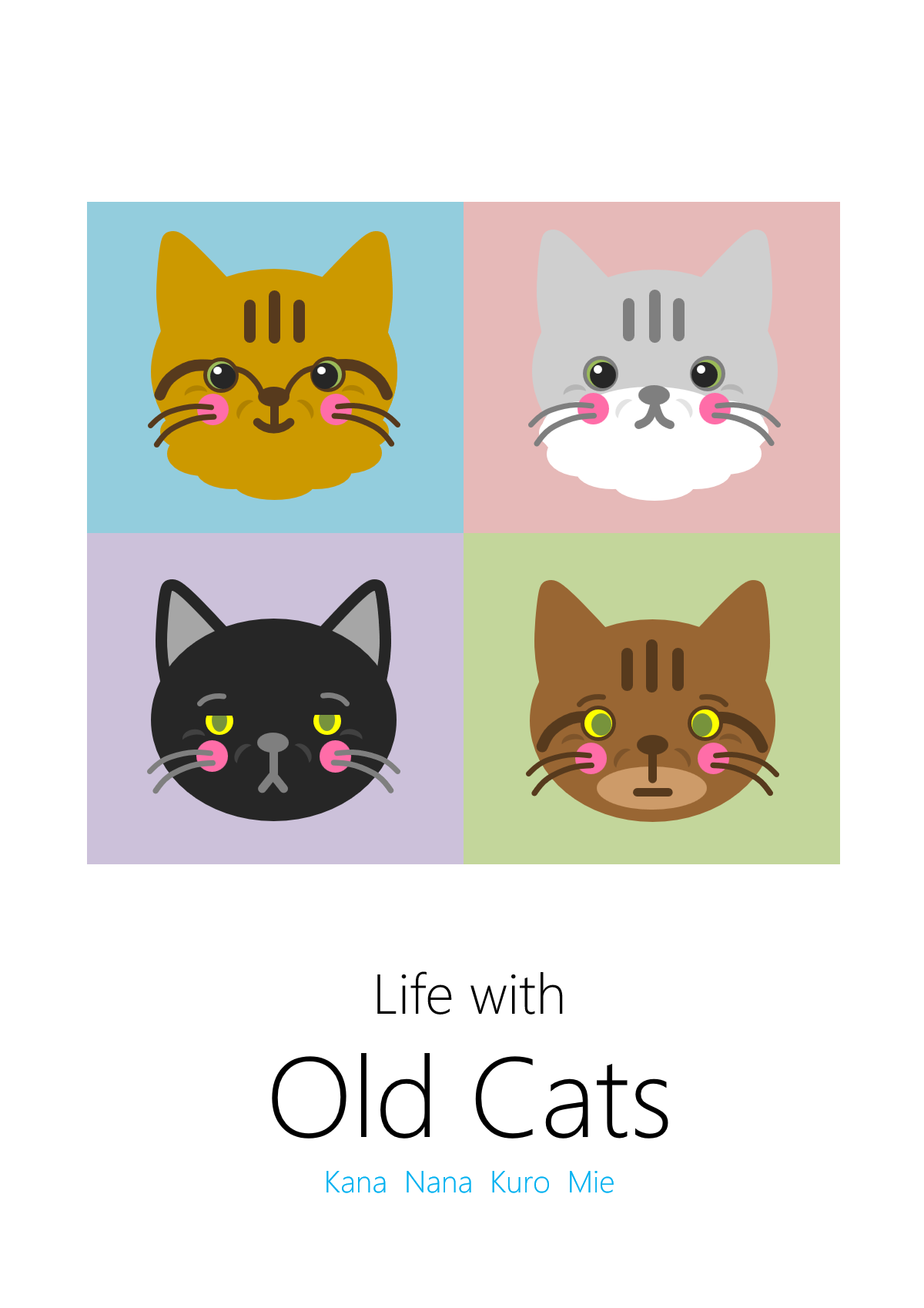 #2 老猫たち - Life with Old Cats