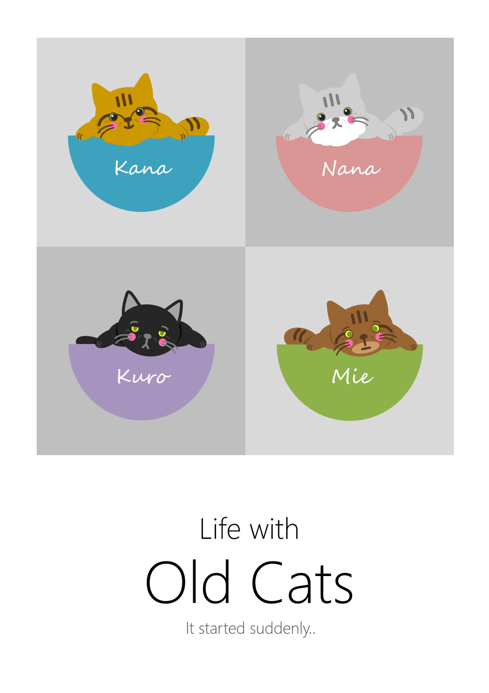 #3 老猫たち - Life with Old Cats