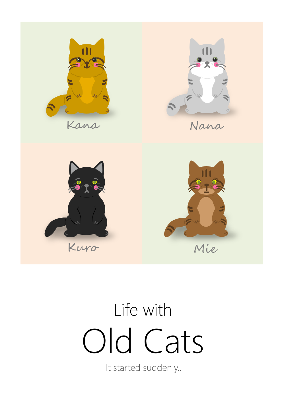 #4 老猫たち - Life with Old Cats