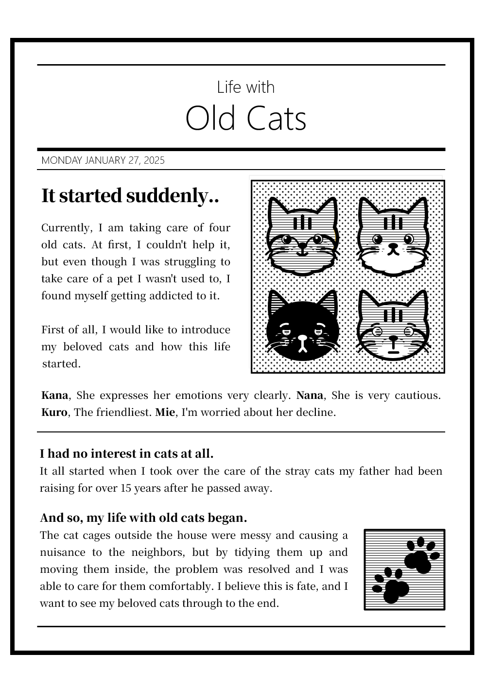 #5 老猫たち - Life with Old Cats