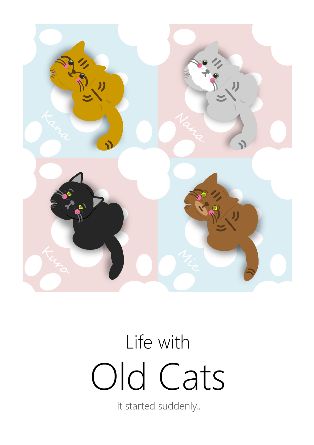 #8 老猫たち - Life with Old Cats